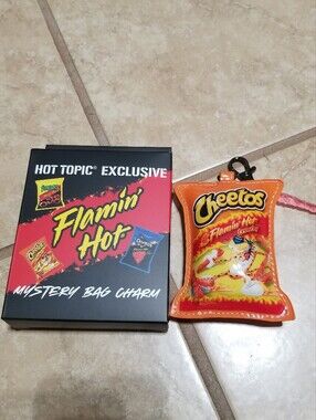 Frito Lay Flaming Hot Cheetos Keychain Bag Charm